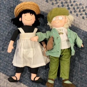 Vintage Stuffed Linnea and Nicky